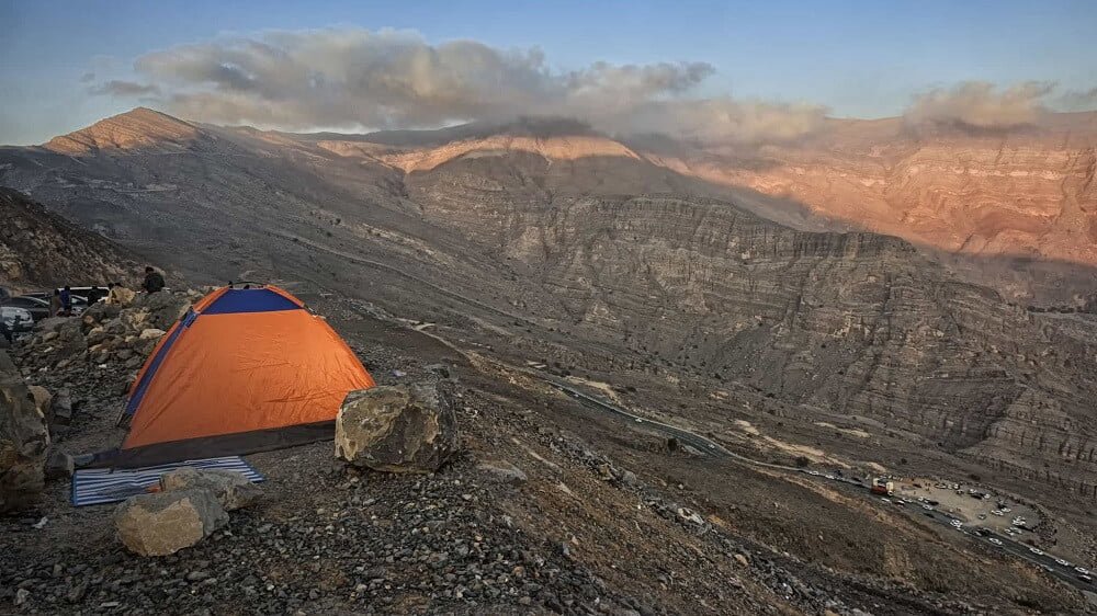 Camping on the mountain